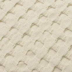 EMINZA Couvre-lit coton nid d'abeille (220 x 250 cm) Maya pampa Beige Best