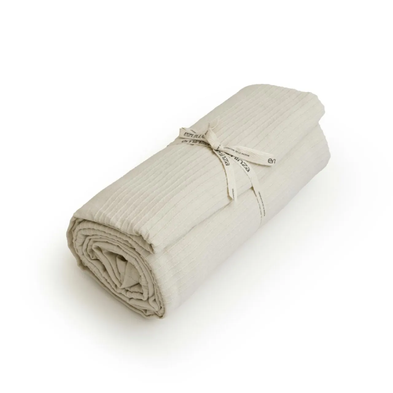 EMINZA Couvre-lit coton tissé (180 x 220 cm) Léa pampa Beige Best