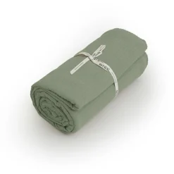 EMINZA Couvre-lit coton tissé (220 x 250 cm) Léa Vert romarin Outlet