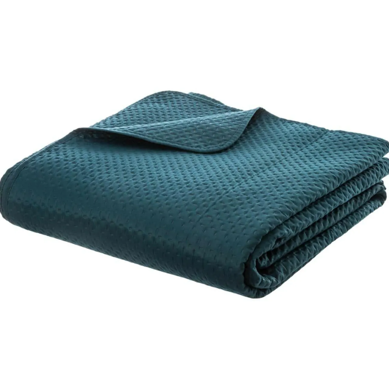 ATMOSPHERA Couvre-lit et taies d'oreiller (240 x 260 cm) Dolce canard Bleu Discount