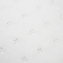 STOF Couvre-lit matelassé avec deux taies d'oreiller (260 x 240 cm) Cléo Ecru Discount