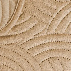 douceur d'intu017drieur Couvre-lit matelassé et deux taies d'oreiller (240 x 260 cm) Solange Beige Best