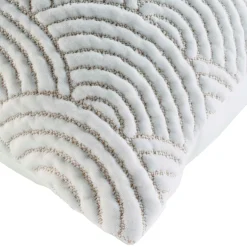 douceur d'intu017drieur Couvre-lit matelassé et deux taies d'oreiller (220 x 240 cm) Cassandra Ecru