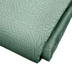 douceur d'intu017drieur Couvre-lit matelassé et deux taies d'oreiller (240 x 260 cm) Romane cèdre Vert Online