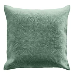douceur d'intu017drieur Couvre-lit matelassé et deux taies d'oreiller (240 x 260 cm) Romane cèdre Vert Online