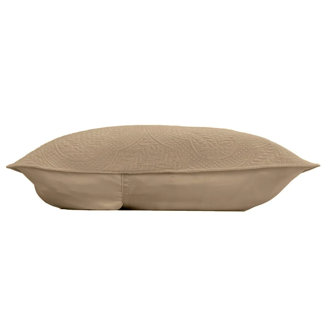 douceur d'intu017drieur Couvre-lit matelassé et deux taies d'oreiller (240 x 260 cm) Romane Beige Discount