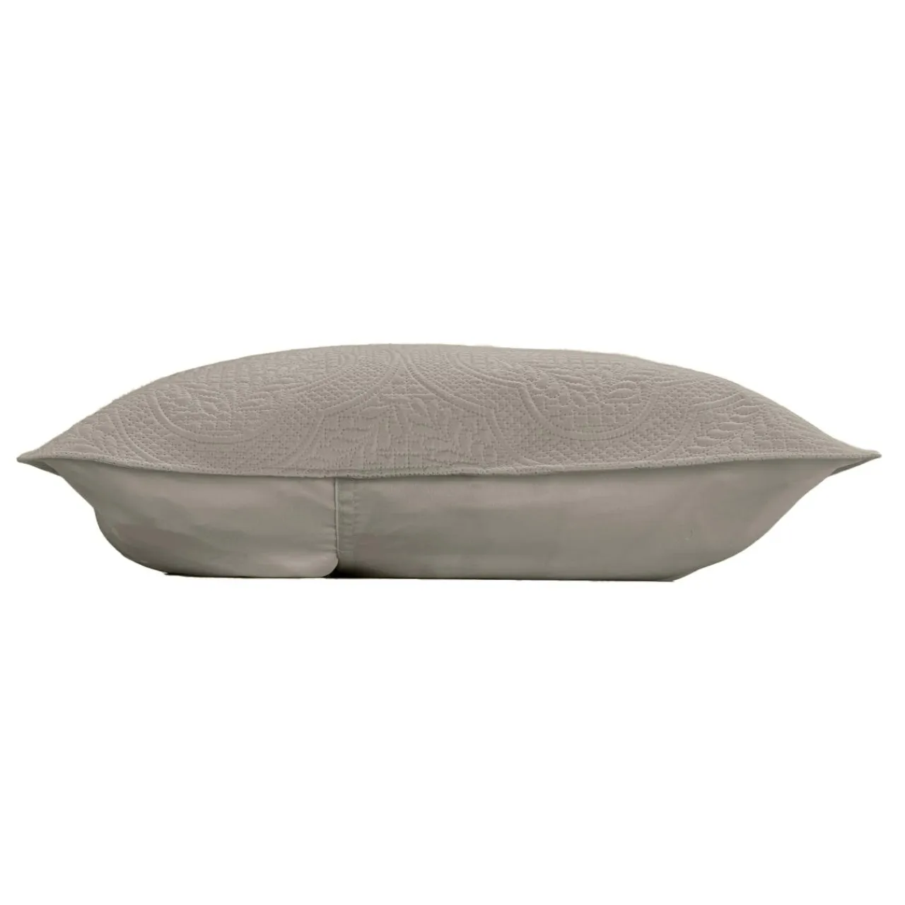 douceur d'intu017drieur Couvre-lit matelassé et deux taies d'oreiller (240 x 260 cm) Romane Gris New