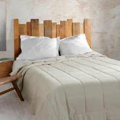 LINDER Couvre lit matelassé (230 x 250 cm) Vercors Ecru Hot