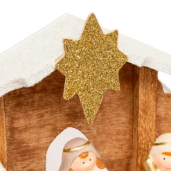 JJA Crèche de Noël complète (H16 cm) Saint-Amaury Or Outlet