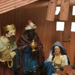 KAEMINGK Crèche de Noël complète (H21 cm) Saint-Daniel New