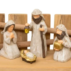 JJA Crèche de Noël complète (H30 cm) Sainte-Carmen Naturel Online