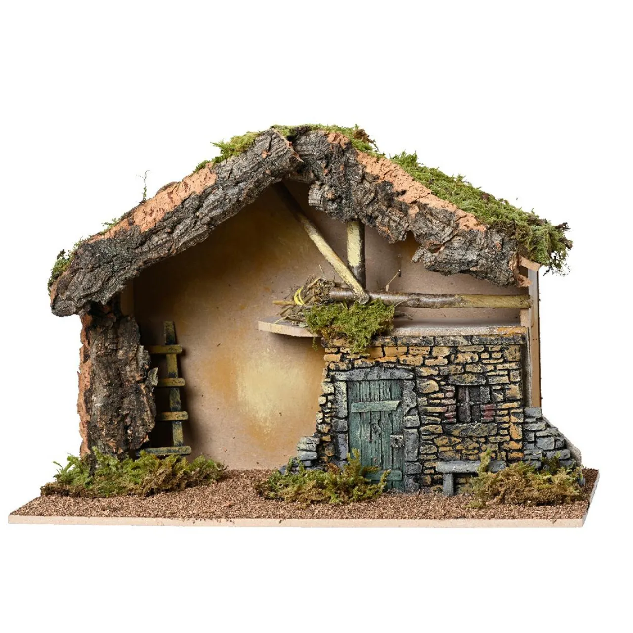 KAEMINGK Crèche de Noël vide (H32 cm) Saint-Honoré Naturel Clearance