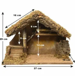 KAEMINGK Crèche de Noël vide (H29 cm) Saint-Maxime Online
