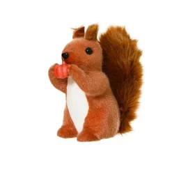 KAEMINGK Écureuil de Noël (H23 cm) Gribouille et citrouille Marron Clearance
