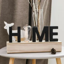 ATMOSPHERA Décoration lettres lumineuses LED Home Noir Discount
