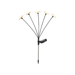 KAEMINGK Décoration lumineuse Solaire à piquer au sol (H60 cm) Marguerites et blanc chaud Rouge Sale