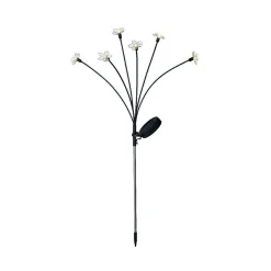 KAEMINGK Décoration lumineuse Solaire à piquer au sol (H70 cm) Flowers Blanc chaud Online