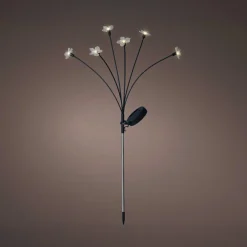 KAEMINGK Décoration lumineuse Solaire à piquer au sol (H70 cm) Flowers Blanc chaud Online