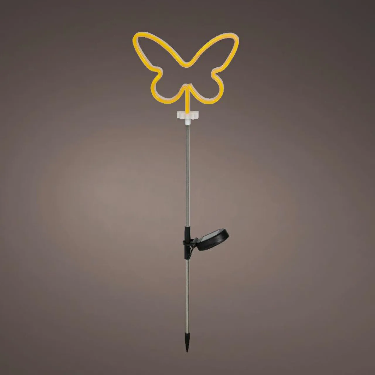 KAEMINGK Décoration lumineuse Solaire à piquer au sol (H85 cm) Papillon néon Jaune Online