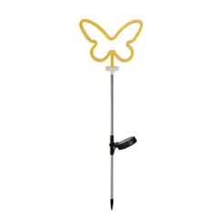 KAEMINGK Décoration lumineuse Solaire à piquer au sol (H85 cm) Papillon néon Jaune Online