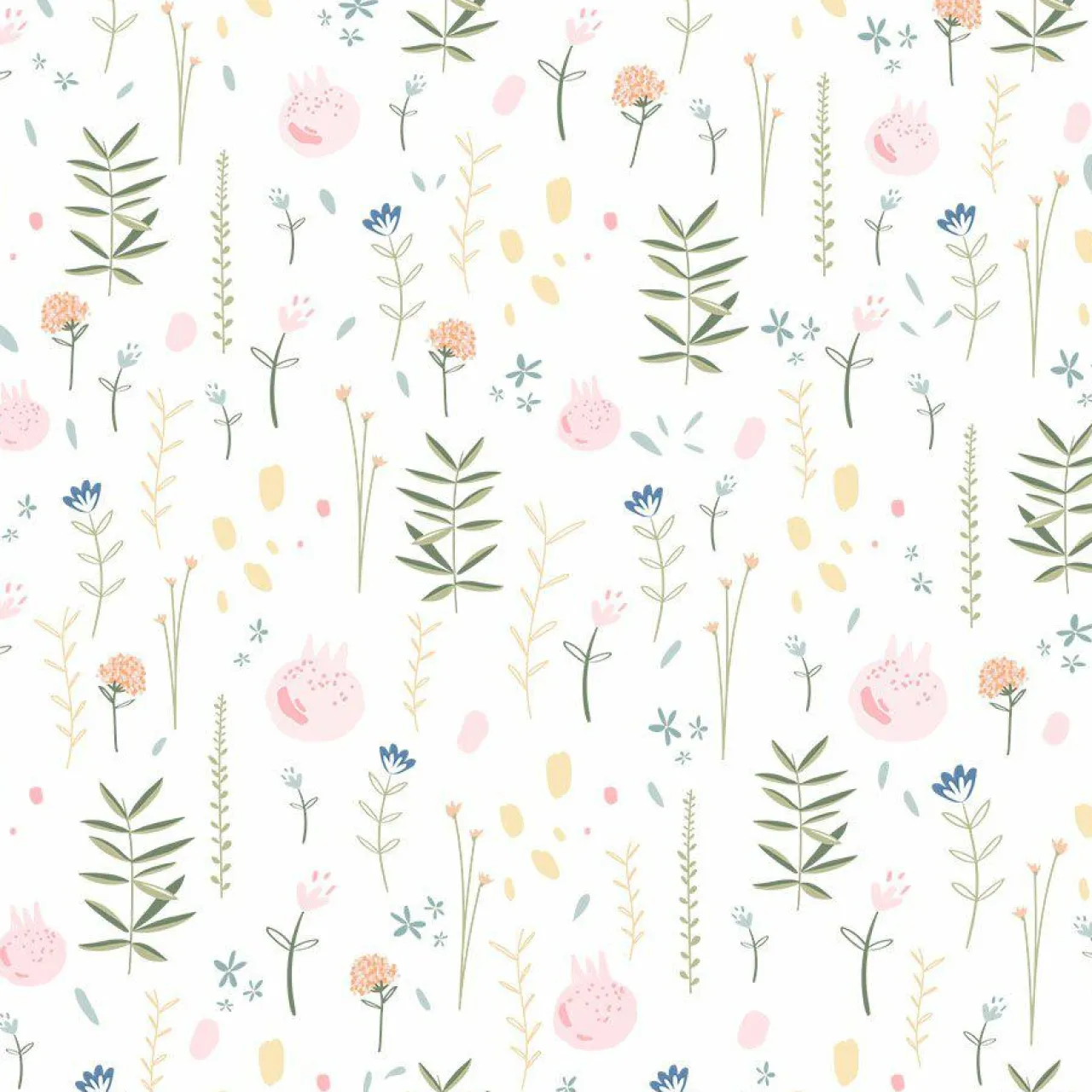 MOTIF Décoration murale adhésive (130 x 260 cm) Primavera Multicolore New