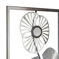 ATMOSPHERA Décoration murale en métal (H61 cm) Flora Argent Online