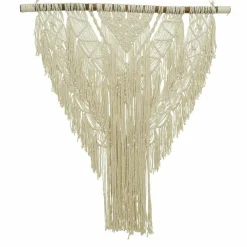#N/A Décoration murale Macramé en coton (H100 cm) Beige Outlet