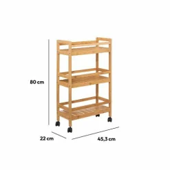 ATMOSPHERA Desserte 3 niveaux (22 x H80 cm) Linha le Naturel Discount