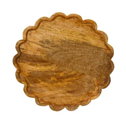KAEMINGK Dessous d'assiette en manguier (D30 cm) Esprit campagne Naturel Bois