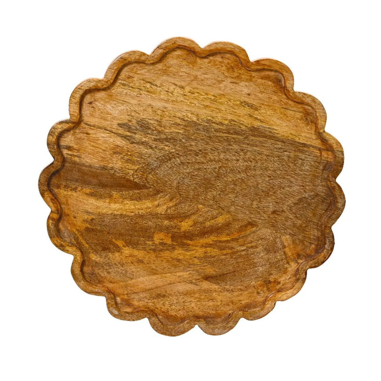 KAEMINGK Dessous d'assiette en manguier (D30 cm) Esprit campagne Naturel Bois