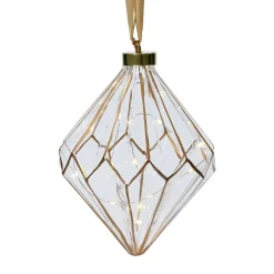 KAEMINGK Diamant lumineux à piles 15 LED (H20 cm) Vintage /blanc chaud Or Online