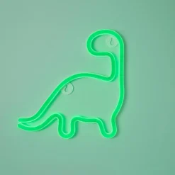 OSTARIA Dinosaure lumineux néon enfant (H23 cm) Vert