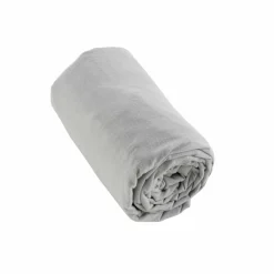 EMINZA Drap housse flanelle de coton (180 x 200 cm) Théa Gris clair Hot