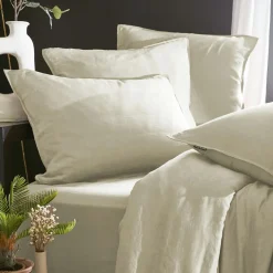 EMINZA Drap housse lyocell Tencel™ lavé (200 x 200 cm) Olivia pampa Beige Sale