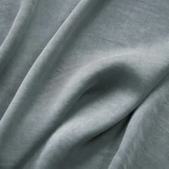 EMINZA Drap housse lyocell Tencel™ lavé (140 x 190 cm) Olivia stone Bleu Hot