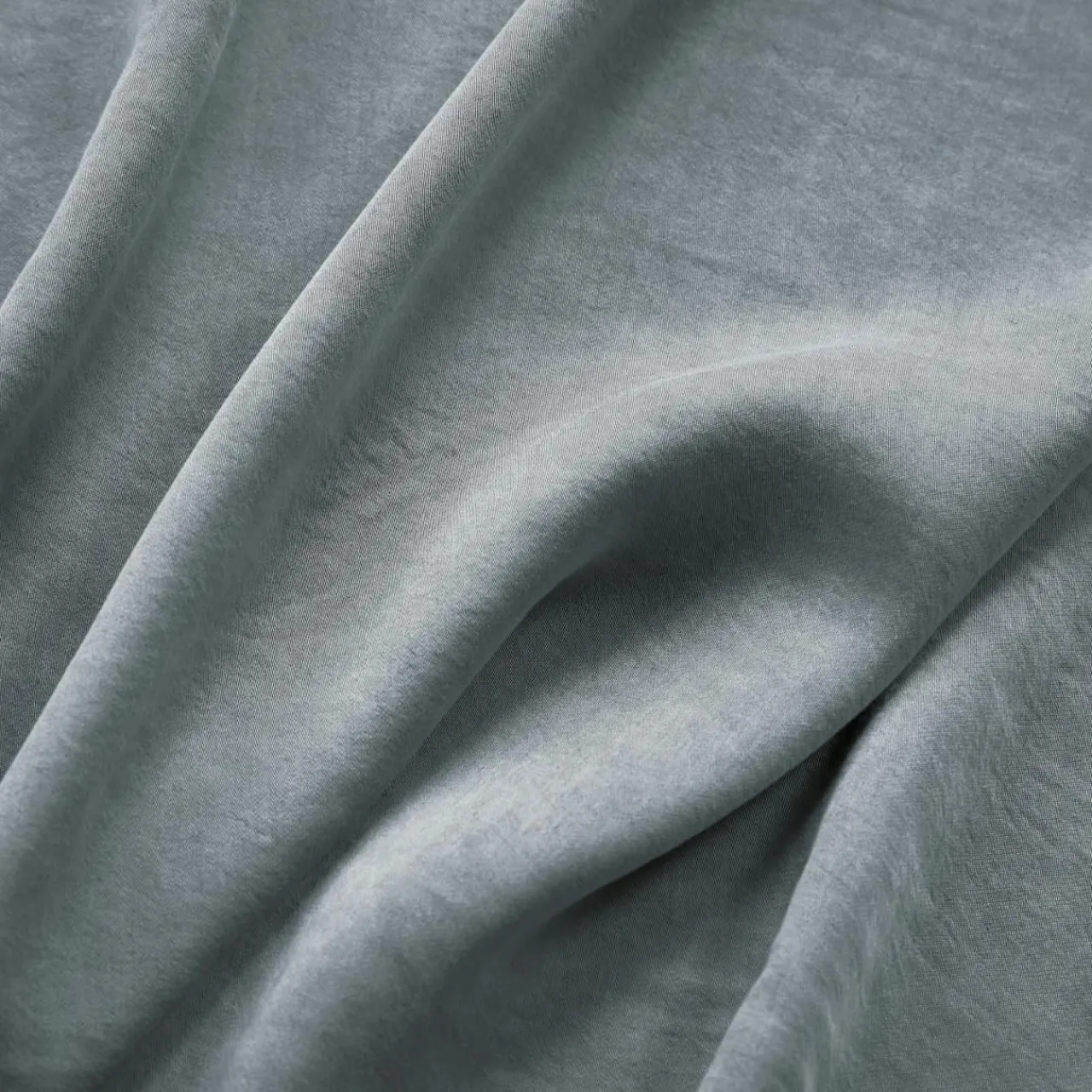 EMINZA Drap housse lyocell Tencel™ lavé (140 x 190 cm) Olivia stone Bleu Hot