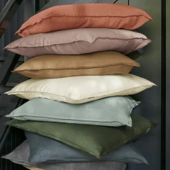 EMINZA Drap housse lyocell Tencel™ lavé (90 x 190 cm) Olivia blush Rose Outlet
