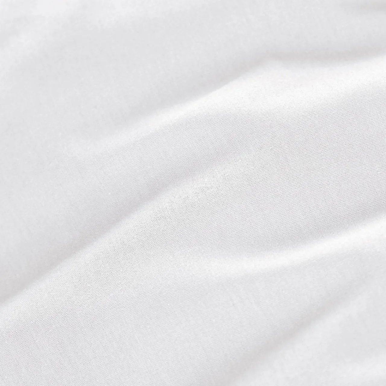 EMINZA Drap housse percale de coton (90 x 190 cm) Cali Blanc Best