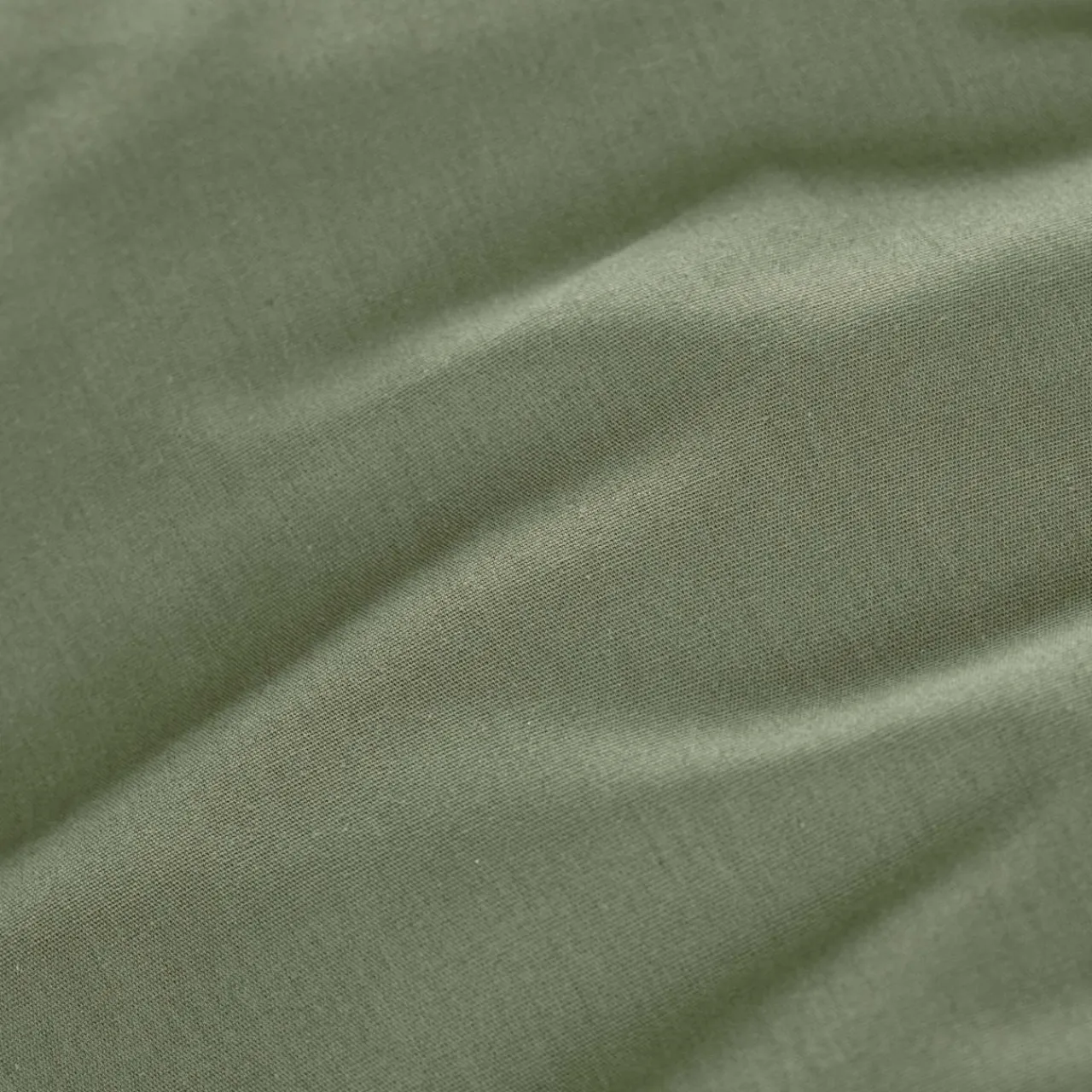 EMINZA Drap housse percale de coton (200 x 200 cm) Cali Vert romarin Online
