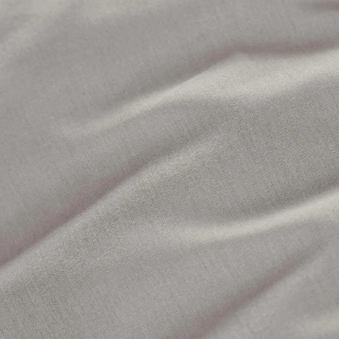 EMINZA Drap housse percale de coton (90 x 190 cm) Cali Gris clair Discount