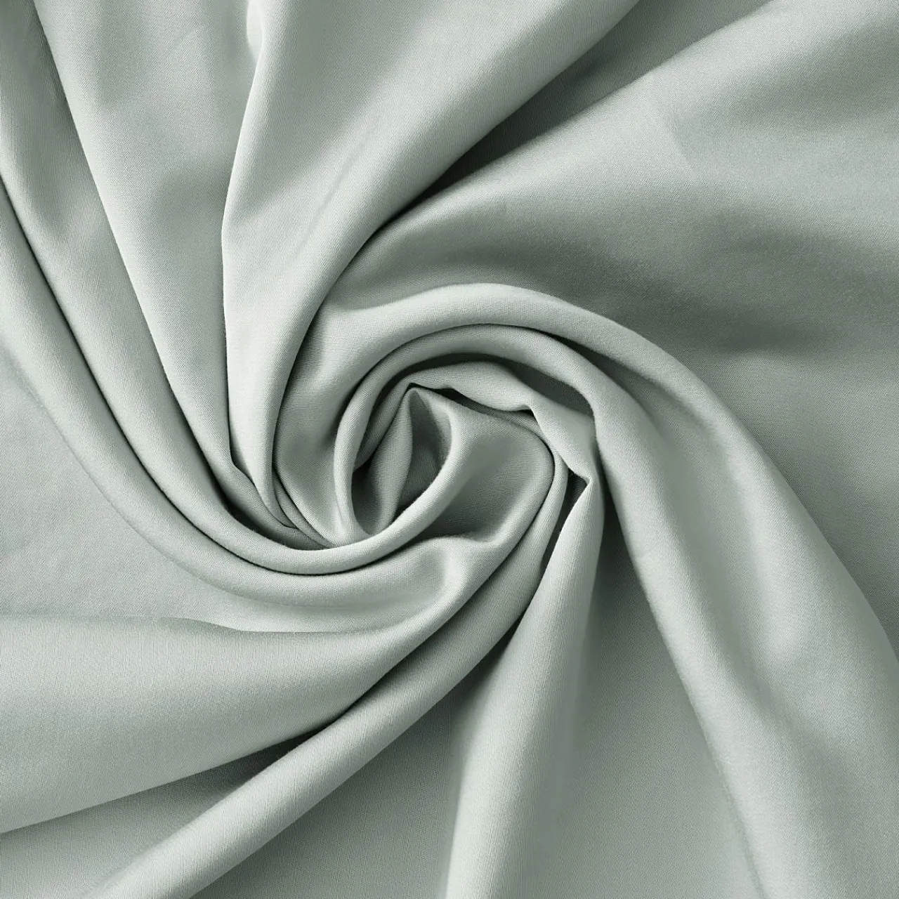 EMINZA Drap housse satin de bambou (160 x 200 cm) Sienna Vert Eucalyptus New