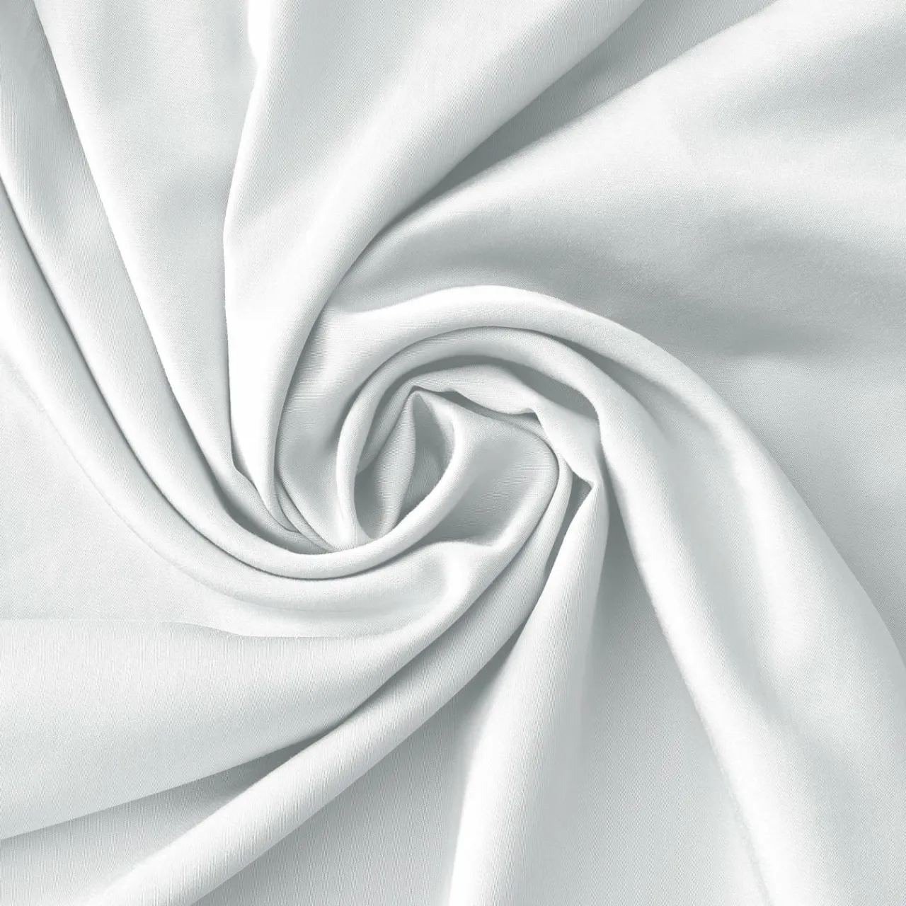 EMINZA Drap housse satin de bambou (140 x 190 cm) Sienna chantilly Blanc New