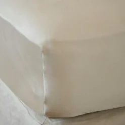EMINZA Drap housse satin de bambou (200 x 200 cm) Sienna Beige Clearance