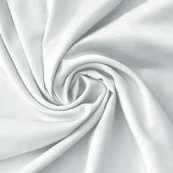EMINZA Drap housse satin de bambou (90 x 190 cm) Sienna chantilly Blanc Clearance