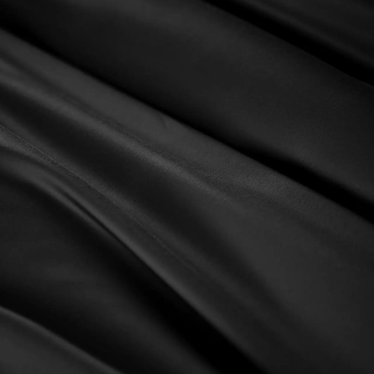 EMINZA Drap housse satin de bambou (90 x 200 cm) Sienna Noir