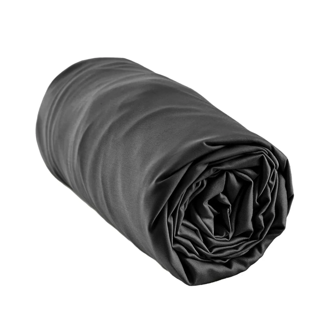 EMINZA Drap housse satin de bambou (90 x 200 cm) Sienna Noir