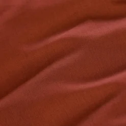 EMINZA Drap plat percale de coton (270 x 300 cm) Cali Terracotta