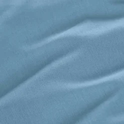 EMINZA Drap plat percale de coton (180 x 290 cm) Cali Bleu Ciel Online