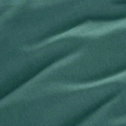EMINZA Drap plat percale de coton (270 x 300 cm) Cali Bleu canard Hot