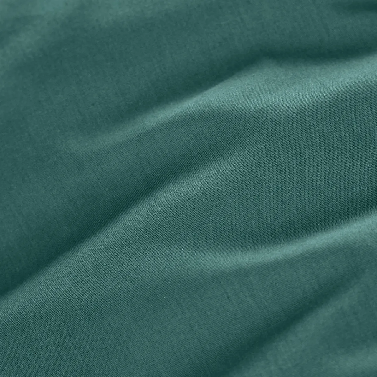 EMINZA Drap plat percale de coton (270 x 300 cm) Cali Bleu canard Hot